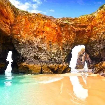Apartamento Playa Catedrales Con Piscina * バレイロス